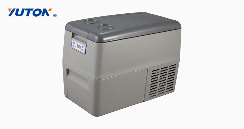 YT-B-20P 21L 48W ধূসর বিদ্যুৎ গাড়ি পোর্টেবল রেফ্রিজারেটর