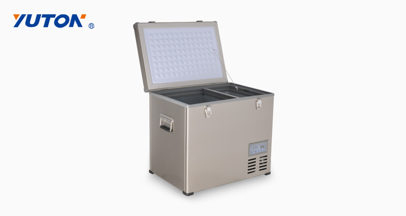 YT-B-55D 42L / 11L 60W ফ্রিজিং পোর্টেবল রেফ্রিজারেটর